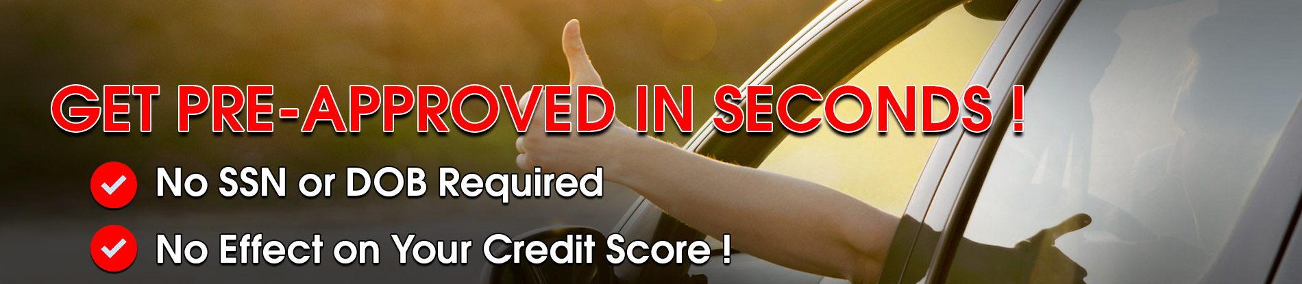 Get pre-approved in seconds